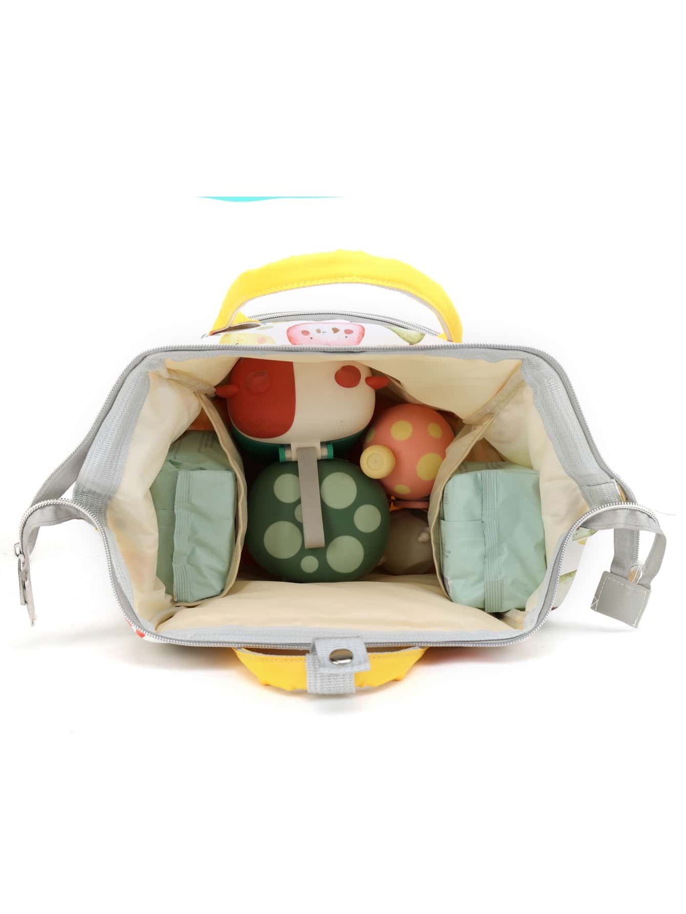 Sac À Langer Motif Fruit Grande Capacité