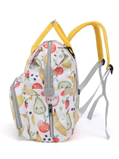 Sac À Langer Motif Fruit Grande Capacité