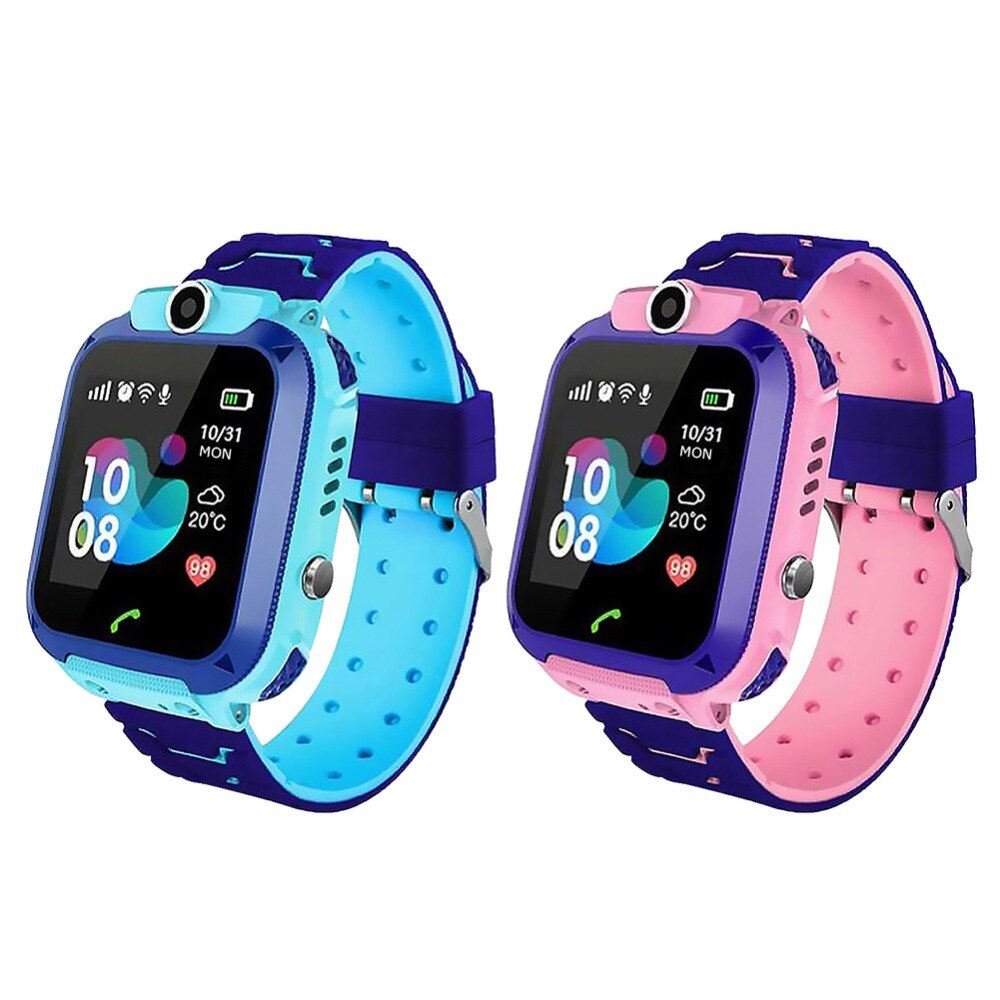 Montre connectée pour enfants , suivi GPS et appels, bouton SOS