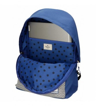 PEPE JEANS SAC À DOS DARREN 44CM BLEU