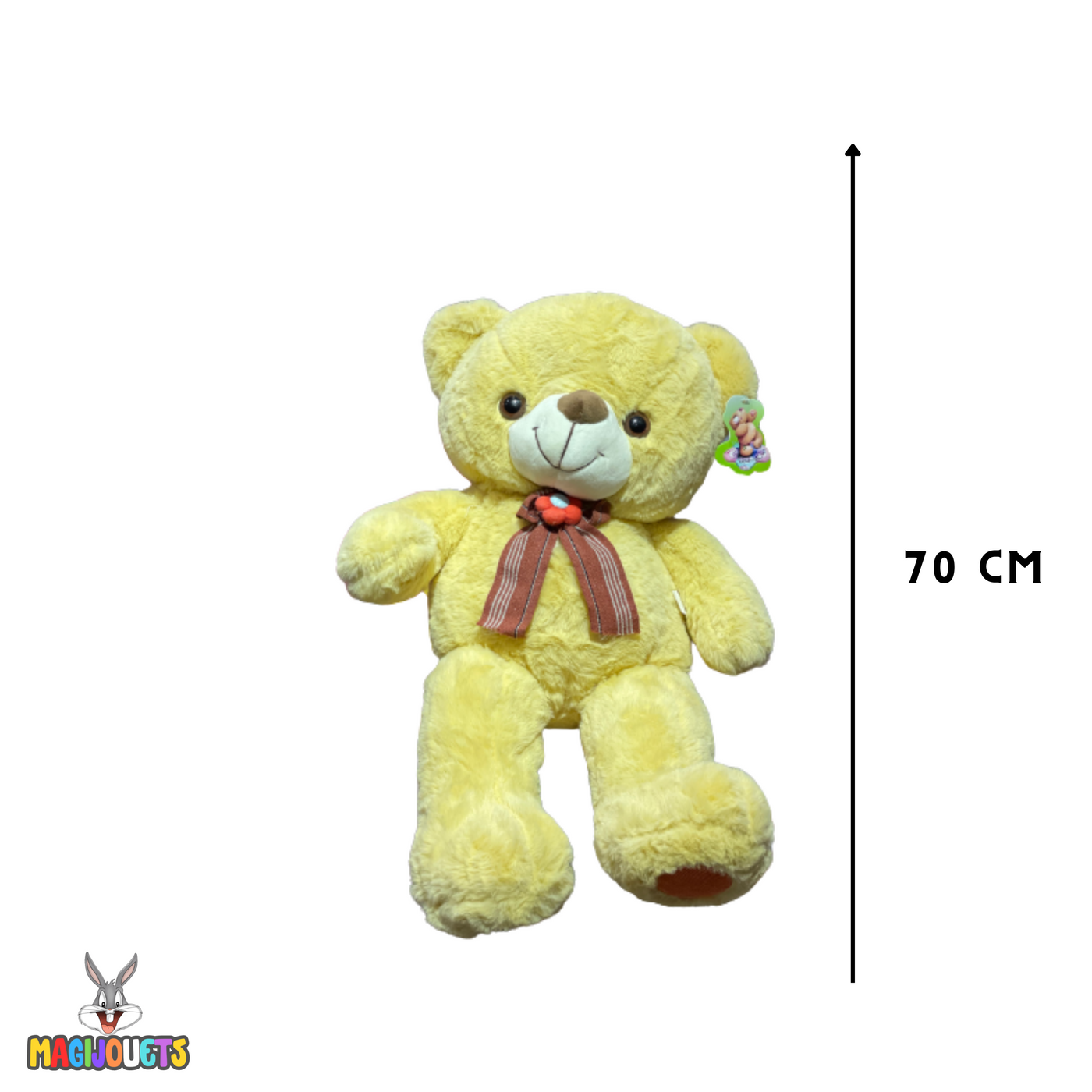 Peluche Teddy bear beige 80 Cm