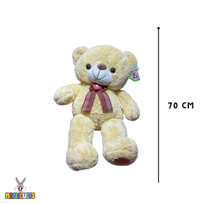 Peluche Teddy bear blanc 80 Cm