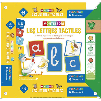 LES LETTRES TACTILES - MONTESSORI