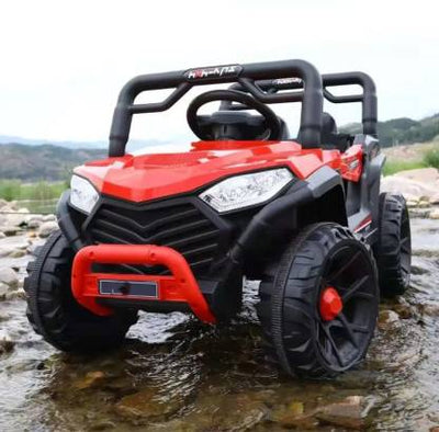 Véhicule Jeep Électrique pour Enfants rouge