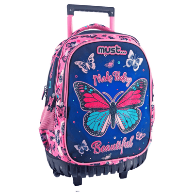 CARTABLE A ROULETTE MUST - Butterfly ® - PRIMAIRE