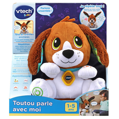 vtech Toutou parle avec moi - chien peluche interactif