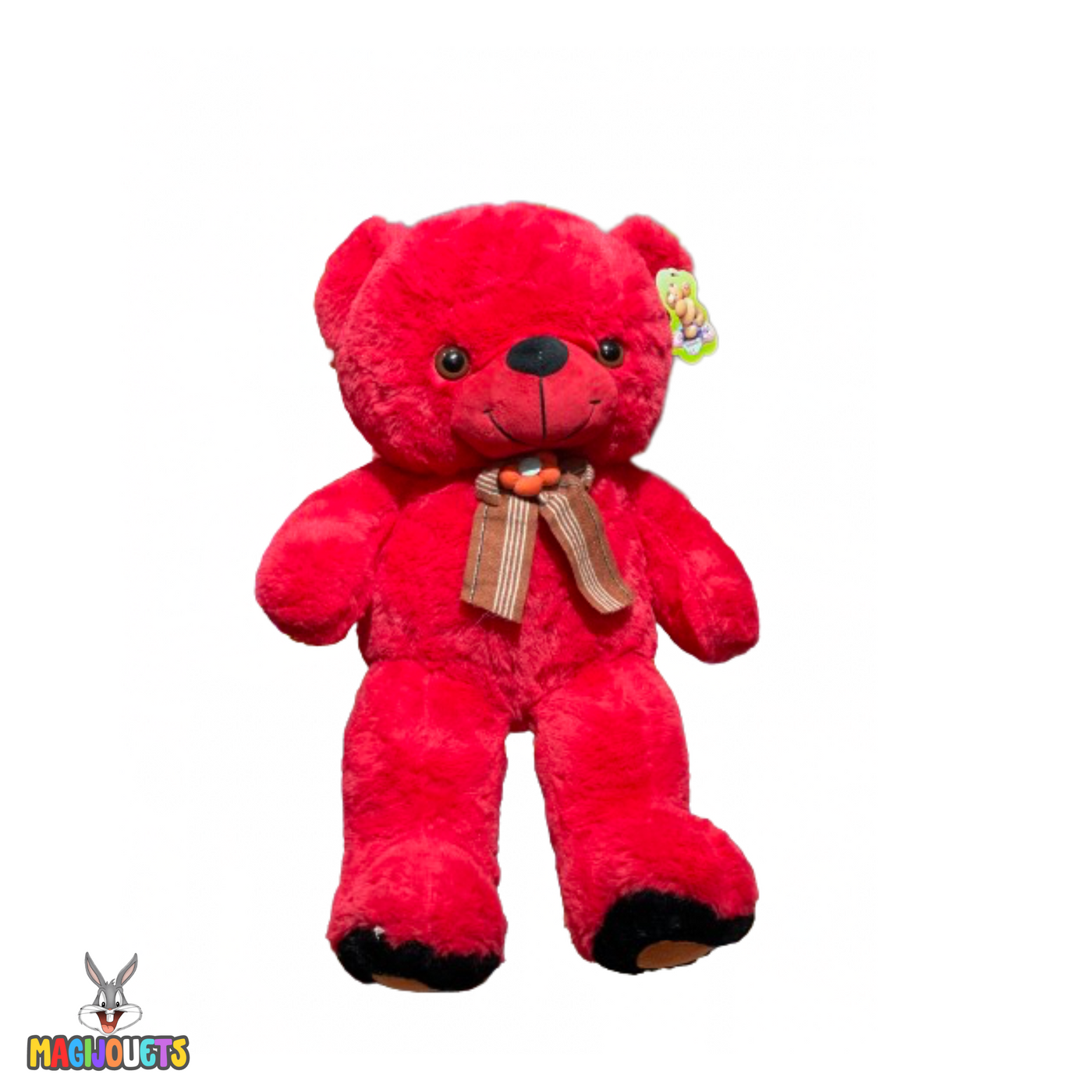 Peluche Teddy bear Rouge 80 Cm