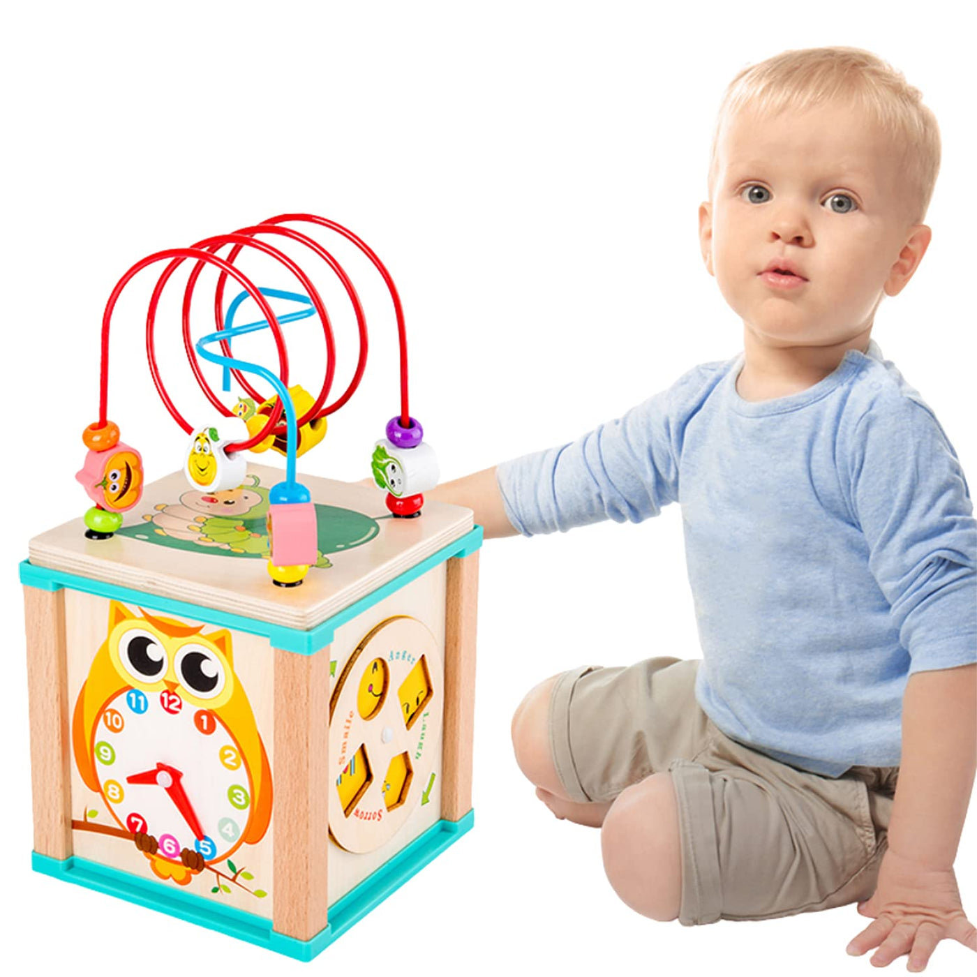 Cube d'Activités en Bois Kidology pour Bébé