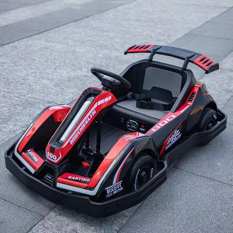 Voiture de Kart Électrique 2024 12V - rouge