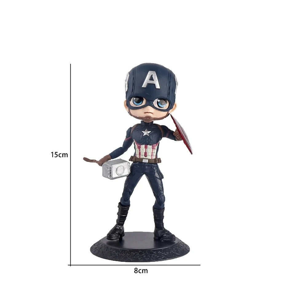 Ensemble de Figurines Avengers - Pack de 6 Héros Marvel