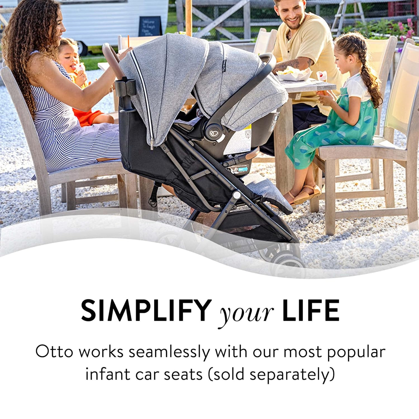 OTTO SELF-FOLDING LIGHTWEIGHT TRAVEL STROLLER EVENFLO