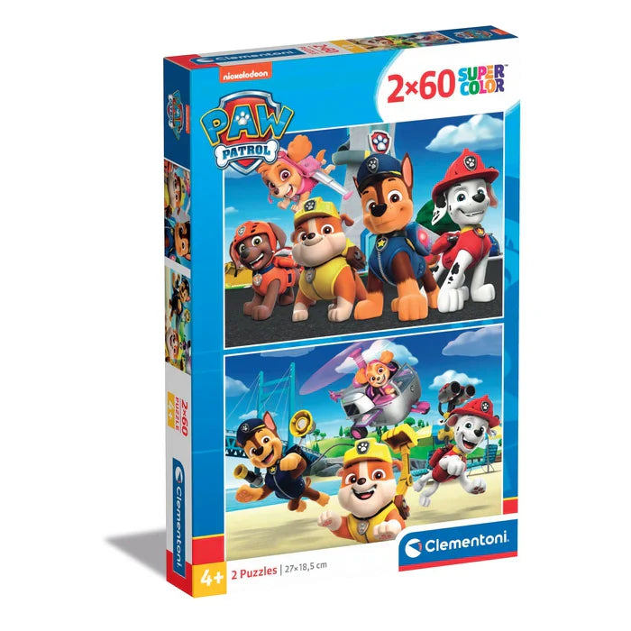 PAW PATROL - 2X60 PIÈCES