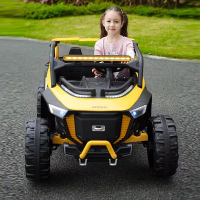 BUGGY ÉLECTRIQUE POUR ENFANTS - Jaune