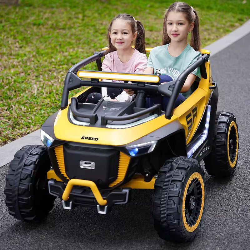 BUGGY ÉLECTRIQUE POUR ENFANTS - Jaune