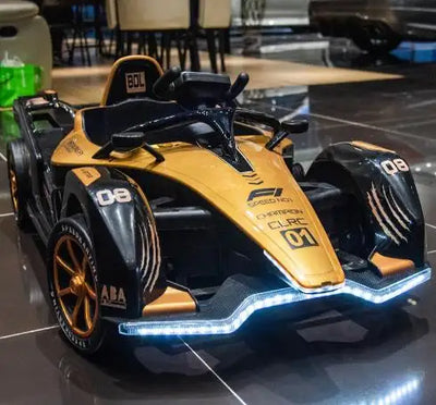 Voiture Formula 1 Électrique 2024 12V Dorée