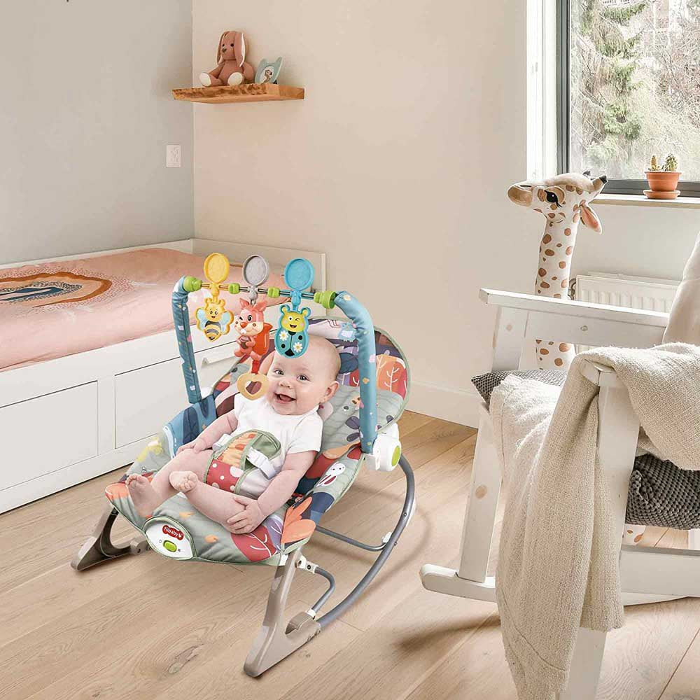 Le Berceau ROBIN COOL Rocker Multicolore : Confort et Bien-Être pour Bébé