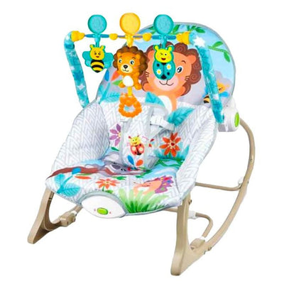 Ibaby Chaise berçante pour bébé à tout-petit avec transat et chaise berçante- jusqu'à 18kg