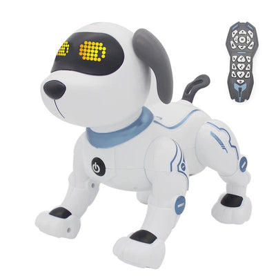 Jouet Robot Chien RC Fisca - Chiot Acrobatique Électronique Contrôlé par la Voix