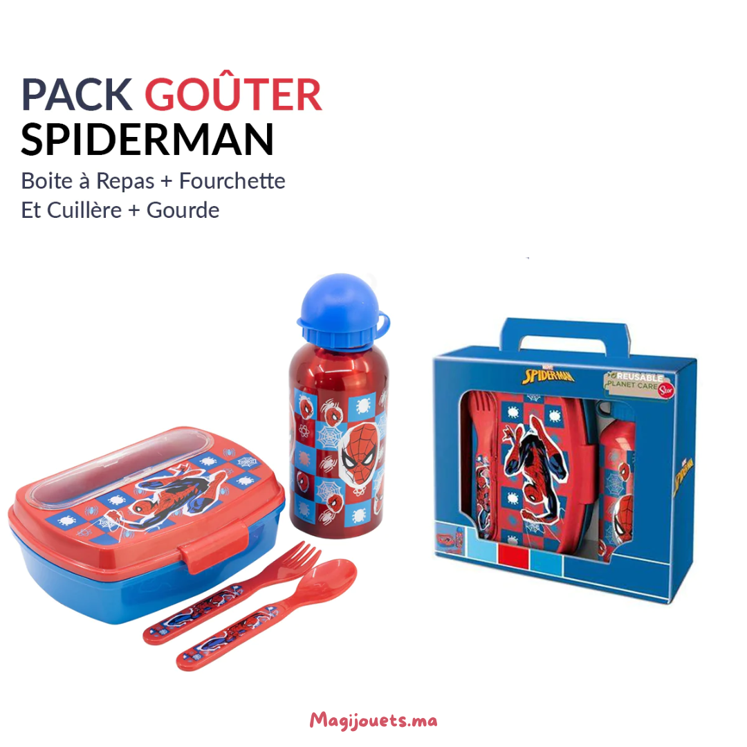 PACK GOUTER SPIDERMAN