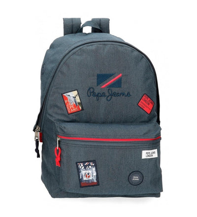 PEPE JEANS KAY SAC À DOS SCOLAIRE BLEU FONCÉ