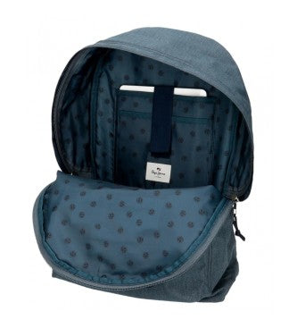 PEPE JEANS KAY SAC À DOS SCOLAIRE BLEU FONCÉ