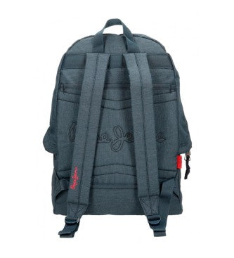 PEPE JEANS KAY SAC À DOS SCOLAIRE BLEU FONCÉ