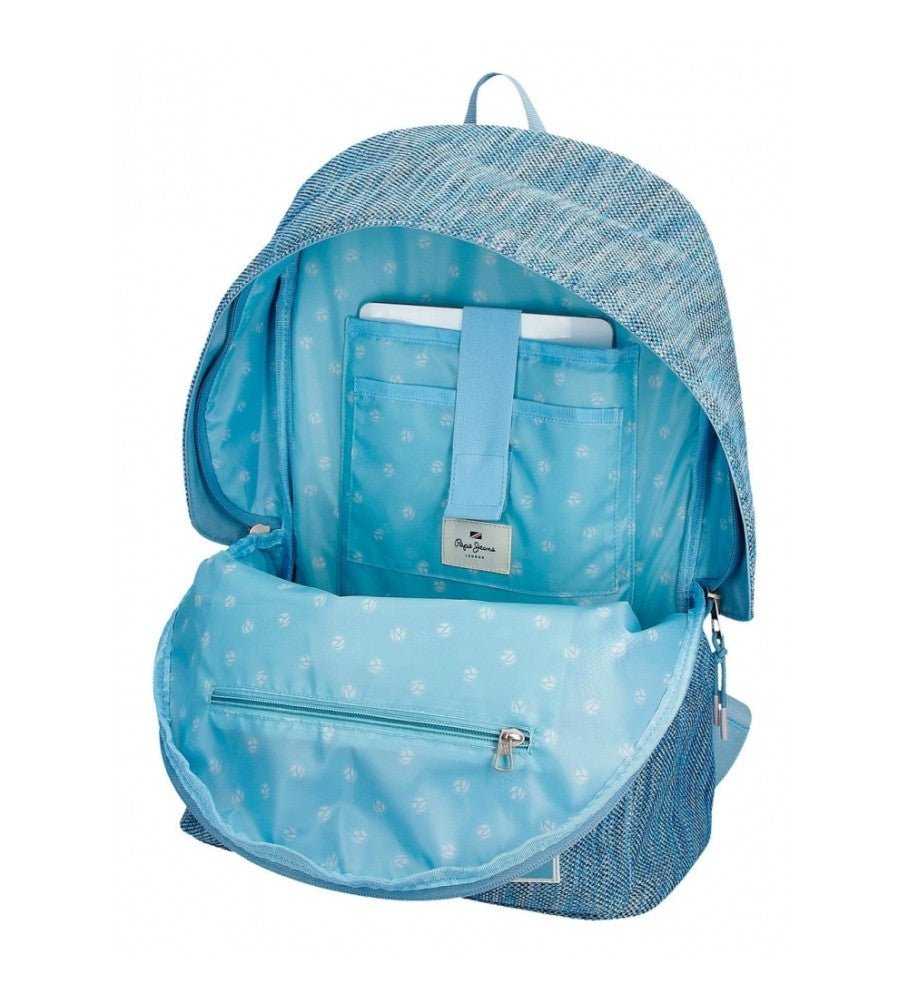 PEPE JEANS SAC A DOS LENA SCHOOL BAG BLUE