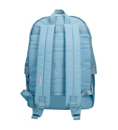 PEPE JEANS SAC A DOS LENA SCHOOL BAG BLUE