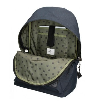 PEPE JEANS SAC À DOS DE POITRINE 44CM BLEU