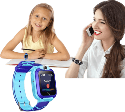 Montre connectée pour enfants , suivi GPS et appels, bouton SOS