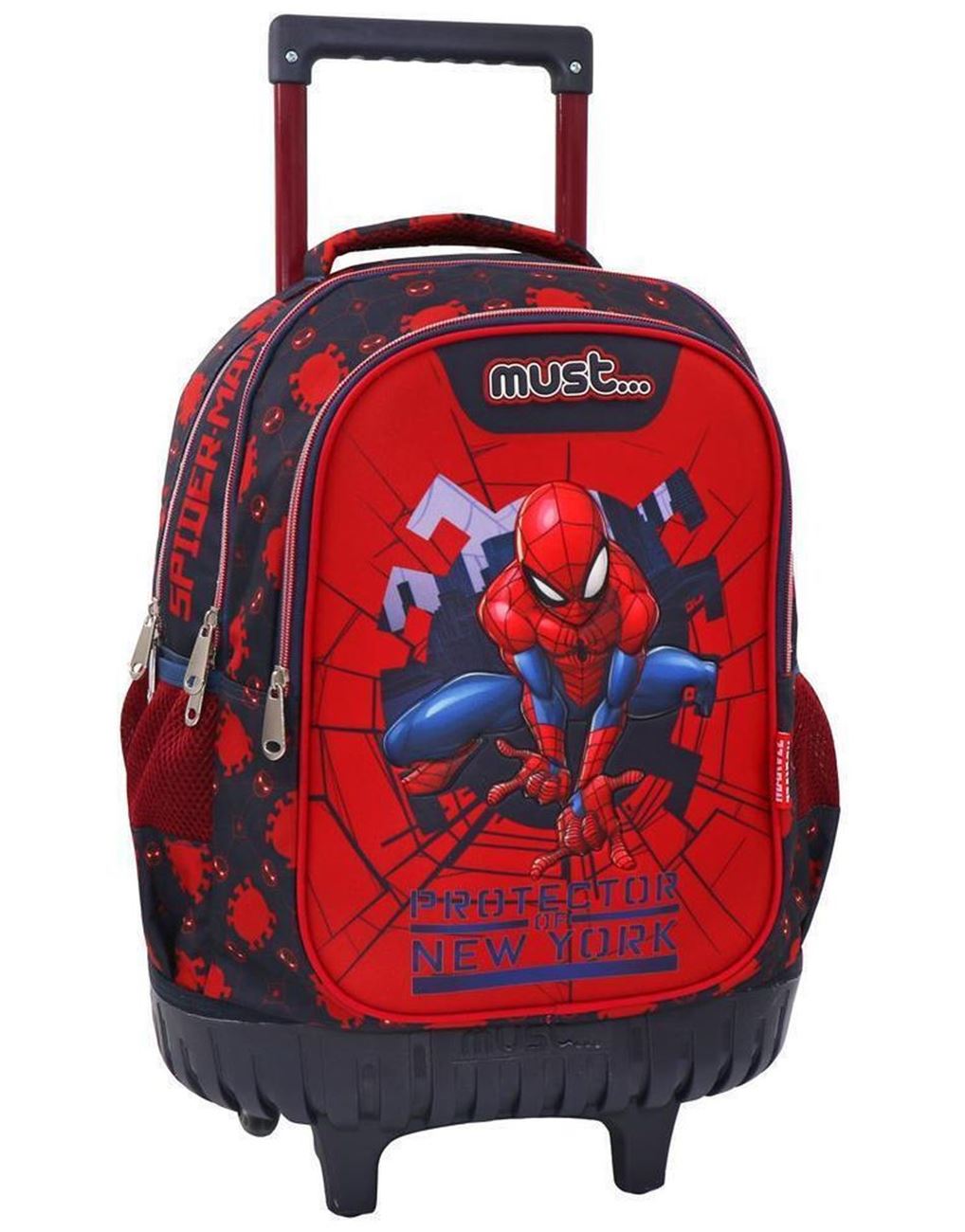 CARTABLE A ROULETTE MUST - SPIDER MAN ® - PRIMAIRE